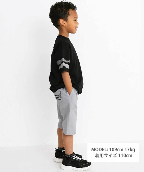 WASK（ワスク）の「【日本製】6分丈 アウトポケット ストレッチコードレーンパンツ(90~160cm)（その他パンツ・キッズ・グリーン/グレー・150cm/140cm/130cm/160cm）」の4枚目の写真