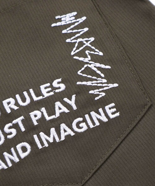 WASK（ワスク）の「【日本製】6分丈 アウトポケット ストレッチコードレーンパンツ(90~160cm)（その他パンツ・キッズ・グリーン/グレー・150cm/140cm/130cm/160cm）」の12枚目の写真