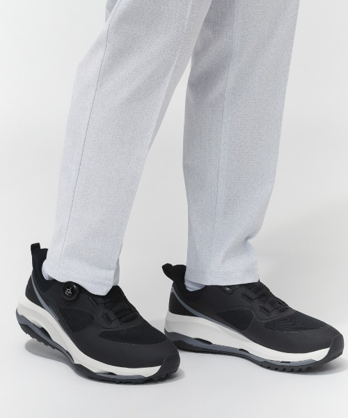 Callaway（キャロウェイ）の「キャロウェイ  -3℃かざあなメッシュシャンブレー柄パンツ（スラックス・メンズ・グレー/ネイビー・S/M/L/LL/3L）」の12枚目の写真