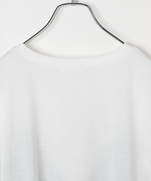 LEPSIM（レプシィム）の「キャミドッキングプリントプルオーバー　668383（Tシャツ/カットソー・レディース・チャコールグレー/ホワイト×ブラック/アイボリー・FREE）」の8枚目の写真