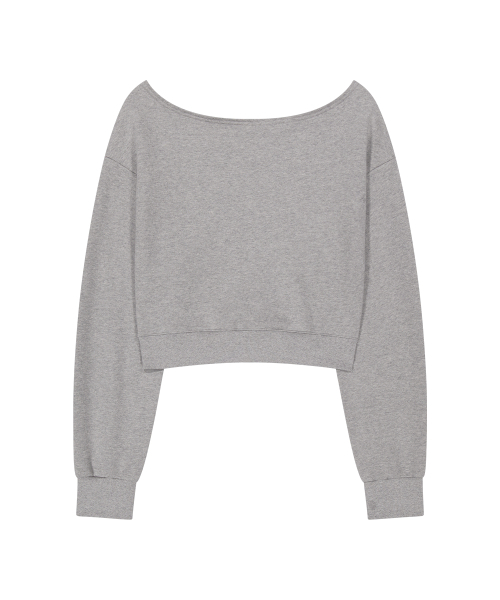 ILLIGO（イリゴ）の「129 ロゴパッチ ボートネック スウェット メランジ（スウェット・レディース・その他・MEDIUM/SMALL）」の6枚目の写真