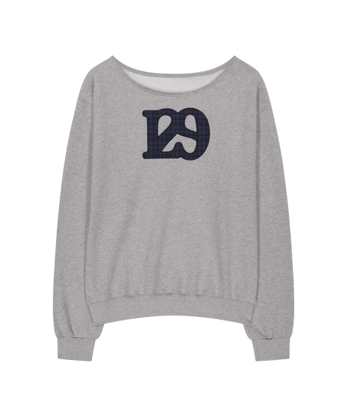 ILLIGO（イリゴ）の「129 ロゴパッチ ボートネック スウェット メランジ（スウェット・レディース・その他・MEDIUM/SMALL）」の7枚目の写真