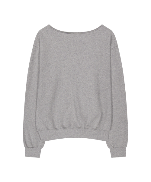 ILLIGO（イリゴ）の「129 ロゴパッチ ボートネック スウェット メランジ（スウェット・レディース・その他・MEDIUM/SMALL）」の8枚目の写真
