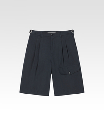 AFTERPRAY（アフタープレイ）の「フィールドツーピンタックバミューダショーツネイビー（その他パンツ）」