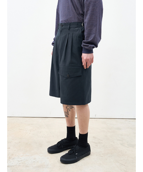 AFTERPRAY(アフタープレイ)の「フィールドツーピンタックバミューダショーツネイビー(その他パンツ・メンズ・その他・SMALL/MEDIUM/LARGE)」の4枚目の写真