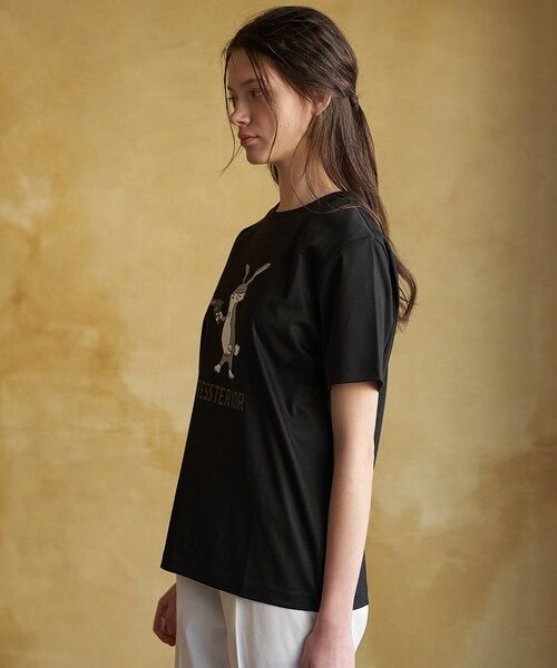DRESSTERIOR(ドレステリア)の「【接触冷感/抗菌防臭/消臭】アイスクリアコットン ピストルラビットT(Tシャツ/カットソー・レディース・ホワイト/グリーン/ブラック・34/36/38)」の17枚目の写真