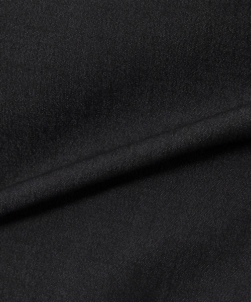 MINDBRIDGE（マインドブリッジ）の「[COUTURE]デニムライクジップアップ半ブルゾン（ブルゾン・メンズ・ブラック・95/100/105/110）」の6枚目の写真
