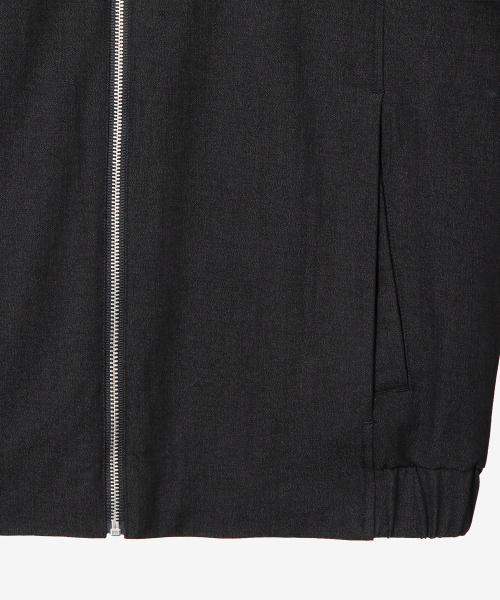 MINDBRIDGE（マインドブリッジ）の「[COUTURE]デニムライクジップアップ半ブルゾン（ブルゾン・メンズ・ブラック・95/100/105/110）」の7枚目の写真