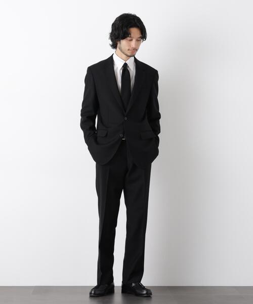 NANO universe（ナノユニバース）の「｢Damerino Formal｣ ブラックフォーマルオールシーズンジャケット(セットアップ可)（スーツジャケット・メンズ・ブラック・XL/M/S/L）」の7枚目の写真