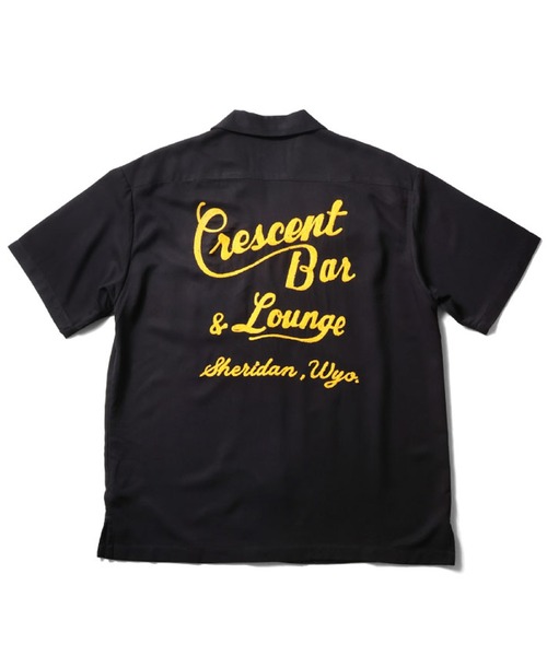 HOUSTON(ヒューストン)の「HOUSTON ボーリングシャツ(BAR)(シャツ/ブラウス・メンズ・ターコイズブルー/ブラック/オフホワイト・XX-LARGE/MEDIUM/LARGE/X-LARGE)」の5枚目の写真
