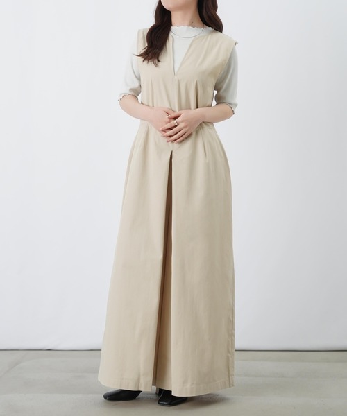 LUCA/LADY LUCK LUCA(ルカ/レディラックルカ)の「LC/LLL ラメテレコ5分袖プルオーバー(Tシャツ/カットソー・レディース・ベージュ/チャコールグレー/オフホワイト・FREE)」の8枚目の写真