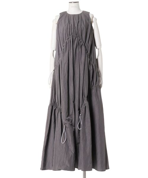 UN3D.(アンスリード)の「DRAWSTRING A-LINE OP(ワンピース・レディース・ブラック/ターコイズブルー/グレー・38/36)」の19枚目の写真