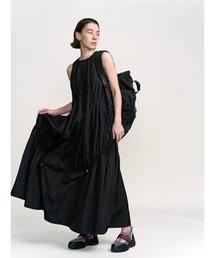 ROUND PARTS SHEER LONG SH / ラウンドパーツシアーロングシャツ