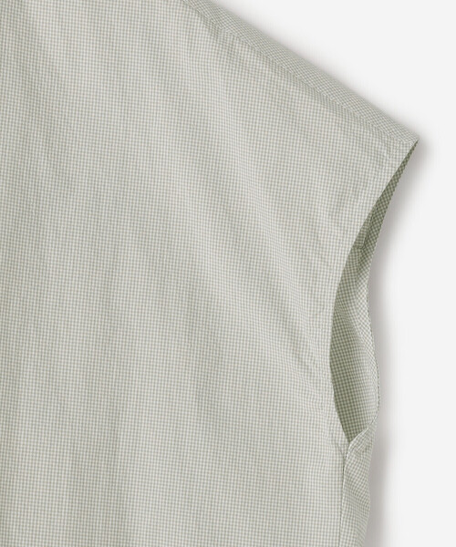 nicholson&nicholson(ニコルソンアンドニコルソン)の「nicholson & nicholson | バックギャザーシャツ WOMEN(シャツ/ブラウス・レディース・ネイビー/カーキ系1/ホワイト・38)」の13枚目の写真