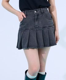 shrita（シュリータ）の「【shrita】プリーツデニムミニスカート（デニムスカート）」