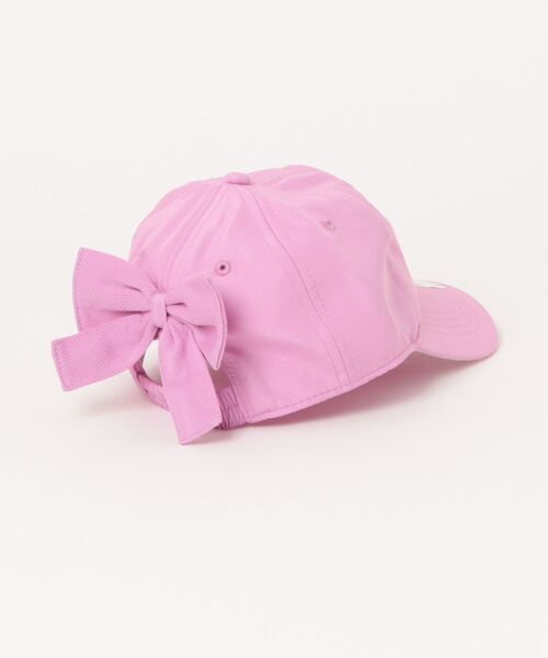 NIKE（ナイキ）の「NIKE/ナイキ NAG BOW BACK CLUB CAP キッズ キャップ 3A3160-P64（キャップ・キッズ・ホワイト×ピンク・FREE）」の2枚目の写真