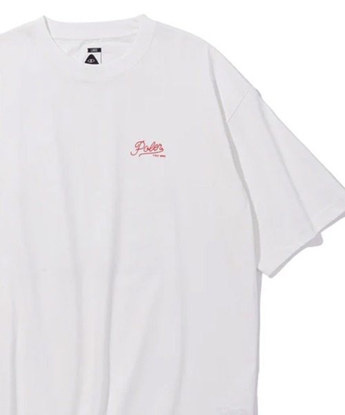 POLeR(ポーラー)の「POLER PHOTO RELAX FIT TEE(Tシャツ/カットソー・メンズ・ホワイト/ネイビー・M/L/XL)」の1枚目の写真