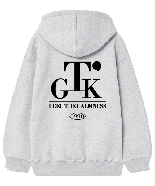 TI.GLAKE(ティーグレイク)の「セリフティ 起毛 フードパーカー ライトグレー(パーカー・レディース・その他・X-LARGE/XX-LARGE/LARGE)」の2枚目の写真