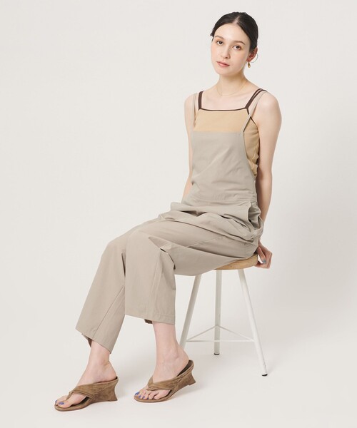 Mollini（モリーニ）の「＜mollini＞ギャザー トング ウェッジサンダル（サンダル・レディース・ダークグリーン/ベージュ・37/36/38）」の4枚目の写真