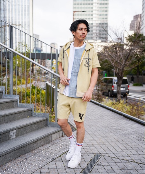 LUXE/R（ラグジュ）の「(RM)【LUXE/R GOLF】ポリエステル スウェード パンツ ハーフパンツ（その他パンツ・メンズ・ベージュ/エメラルド/ブラック・X-LARGE/LARGE）」の5枚目の写真