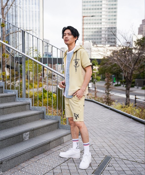 LUXE/R（ラグジュ）の「(RM)【LUXE/R GOLF】ポリエステル スウェード パンツ ハーフパンツ（その他パンツ・メンズ・ベージュ/エメラルド/ブラック・X-LARGE/LARGE）」の6枚目の写真