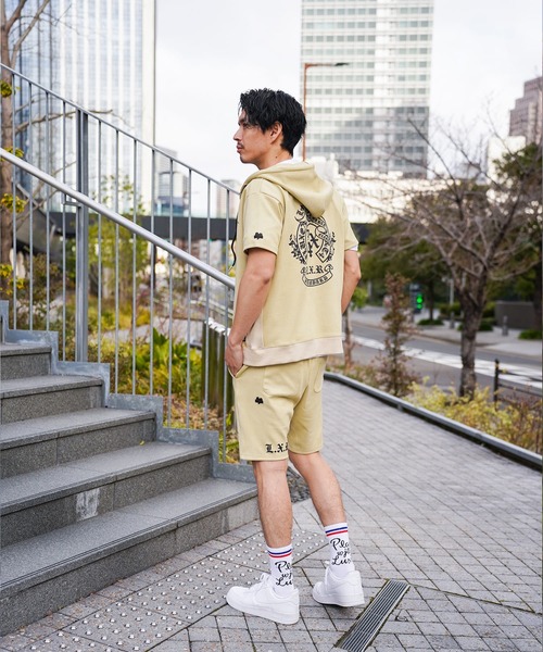 LUXE/R（ラグジュ）の「(RM)【LUXE/R GOLF】ポリエステル スウェード パンツ ハーフパンツ（その他パンツ・メンズ・ベージュ/エメラルド/ブラック・X-LARGE/LARGE）」の7枚目の写真
