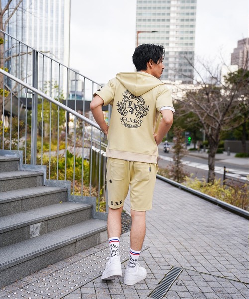 LUXE/R（ラグジュ）の「(RM)【LUXE/R GOLF】ポリエステル スウェード パンツ ハーフパンツ（その他パンツ・メンズ・ベージュ/エメラルド/ブラック・X-LARGE/LARGE）」の8枚目の写真