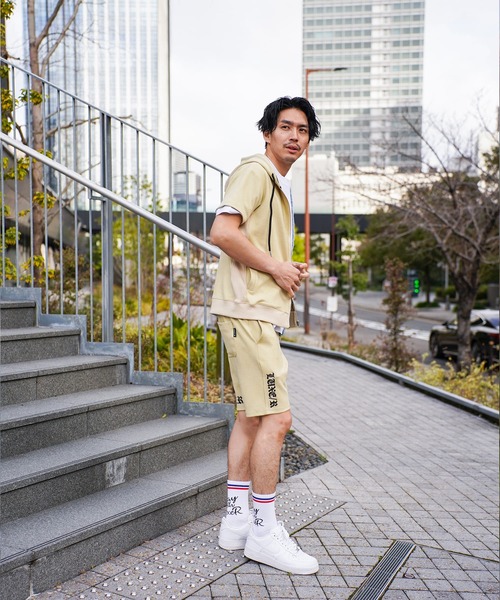 LUXE/R（ラグジュ）の「(RM)【LUXE/R GOLF】ポリエステル スウェード パンツ ハーフパンツ（その他パンツ・メンズ・ベージュ/エメラルド/ブラック・X-LARGE/LARGE）」の9枚目の写真