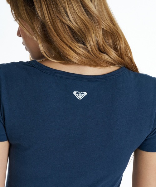 ROXY(ロキシー)の「ROXY IN BLOOM Tシャツ 【2026年夏モデル】/ロキシー半袖チビT(Tシャツ/カットソー・レディース・ホワイト/ネイビー/ベージュ・LARGE/MEDIUM/SMALL)」の7枚目の写真