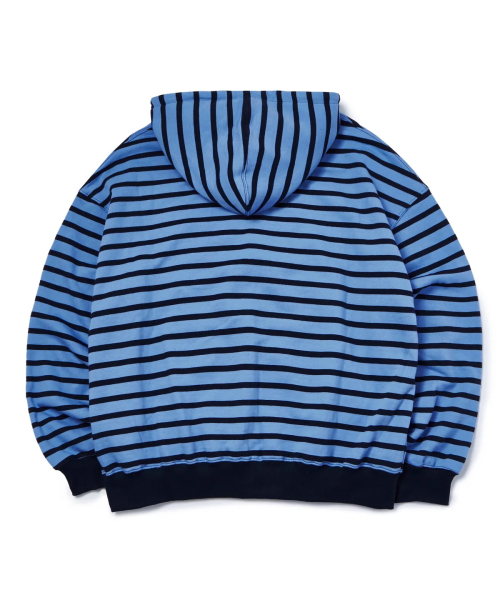 GARMENTS FAB（ガーメンツファブ）の「Big Patch Stripe Hoodie Zip Up (BLUE)（パーカー・レディース・その他・MEDIUM/LARGE）」の12枚目の写真