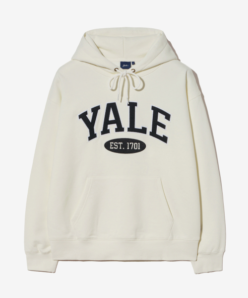 YALE(イェール)の「ツートンアーチフード_アイボリー(パーカー・レディース・その他・X-LARGE/LARGE/MEDIUM/WS/SMALL)」の1枚目の写真