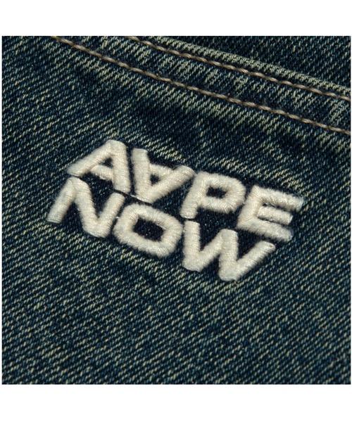 AAPE BY A BATHING APE(エーエイプバイアベイシングエイプ)の「AAPE NOW DENIM WORK SHORTS(デニムパンツ・メンズ・ブルー・X-LARGE/MEDIUM/LARGE/SMALL)」の5枚目の写真