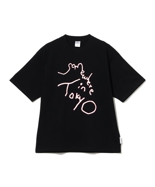 TOKYO CULTUART by BEAMS(トウキョウカルチャートバイビームス)の「Somewhere in Tokyo / Logo Tee Designed by Tomoo Gokita(Tシャツ/カットソー・レディース・ホワイト/ブラック/ホワイト系その他2/ブラック系その他4・MEDIUM/LARGE/X-LARGE)」の3枚目の写真