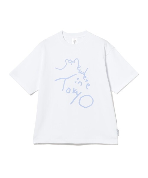 TOKYO CULTUART by BEAMS(トウキョウカルチャートバイビームス)の「Somewhere in Tokyo / Logo Tee Designed by Tomoo Gokita(Tシャツ/カットソー・レディース・ホワイト/ブラック/ホワイト系その他2/ブラック系その他4・MEDIUM/LARGE/X-LARGE)」の8枚目の写真