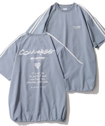 CONVERSE（コンバース）の「【CONVERSE/コンバース】吸水速乾・UVカット ドロスト付き バックロゴ刺繍Tシャツ（Tシャツ/カットソー）」
