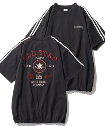 CONVERSE（コンバース）の「【CONVERSE/コンバース】吸水速乾・UVカット ドロスト付き バックロゴ刺繍Tシャツ（Tシャツ/カットソー）」