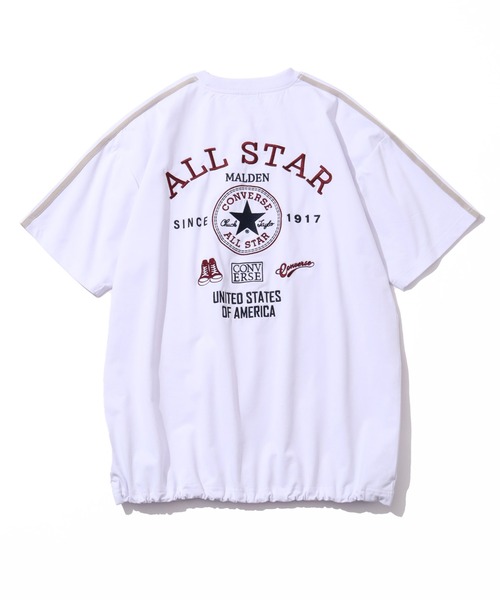 CONVERSE(コンバース)の「【CONVERSE/コンバース】吸水速乾・UVカット ドロスト付き バックロゴ刺繍Tシャツ(Tシャツ/カットソー・メンズ・ホワイト系2/ブラック系2/ブラック系その他/ブルー系1/ホワイト系1/ブラック系1/ブルー系2/ブラック系その他2・XL/L/M)」の21枚目の写真
