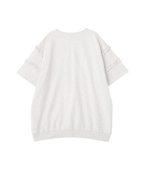 earth music&ecology(アースミュージックアンドエコロジー)の「ミニ裏毛フリルプルオーバー(Tシャツ/カットソー・レディース・杢グレー/ブラック/ホワイト系その他・FREE)」の20枚目の写真