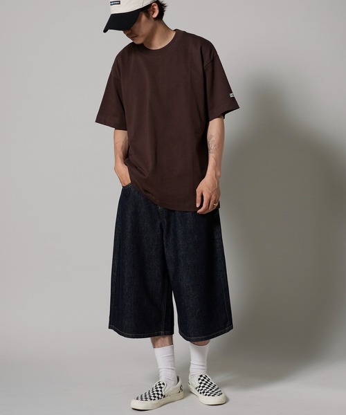 OK YESTERDAY（オッケーイエスタデイ）の「OK YESTERDAY / オーケー イエスタデイ ワイドデニムショーツ 秋 秋服 2026年秋冬（デニムパンツ・メンズ・ブルー・L/M）」の10枚目の写真