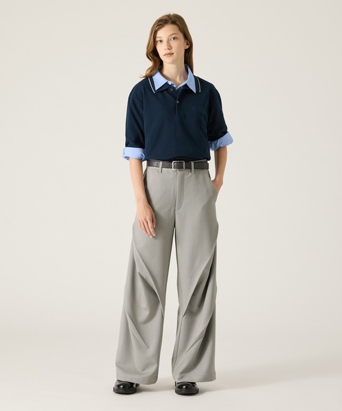 CLEL（クレイル）の「【CLEL】Prime TR 3D Tuck Slacks / プライムTR 3Dタックスラックス（スラックス・メンズ・ブラック/チャコールグレー/グレー系・S/L/XS/M）」の16枚目の写真