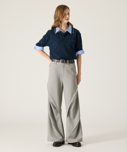 CLEL（クレイル）の「【CLEL】Prime TR 3D Tuck Slacks / プライムTR 3Dタックスラックス（スラックス・メンズ・ブラック/チャコールグレー/グレー系・S/L/XS/M）」の19枚目の写真
