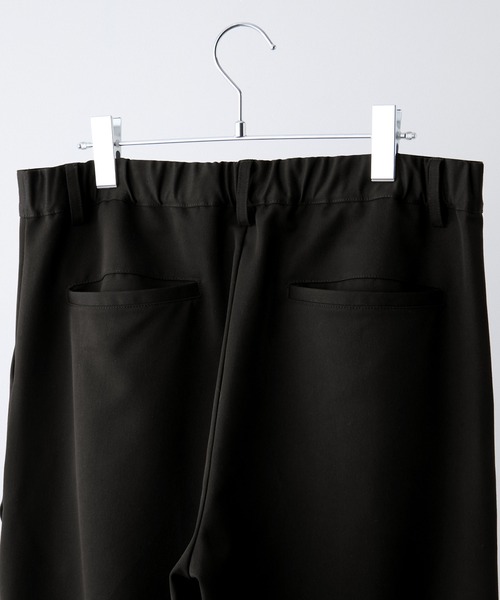 CLEL（クレイル）の「【CLEL】Prime TR 3D Tuck Slacks / プライムTR 3Dタックスラックス（スラックス・メンズ・ブラック/チャコールグレー/グレー系・S/L/XS/M）」の9枚目の写真