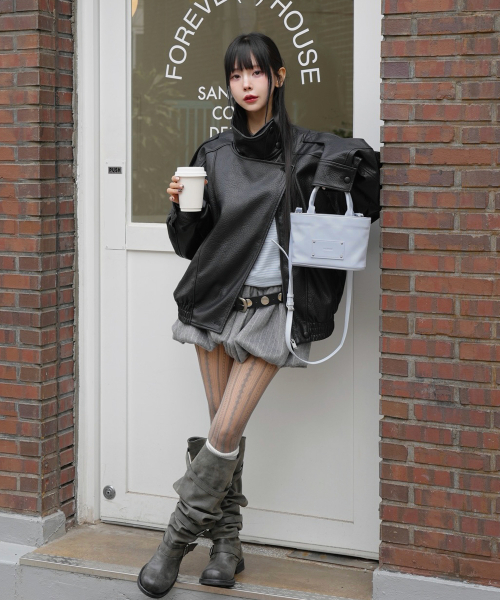 RAIMENT（レイメント）の「Stud Patch Macaroon Bag_Sky Blue（トートバッグ・レディース・その他・FREE）」の4枚目の写真