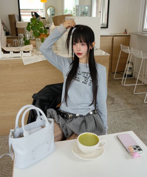 RAIMENT（レイメント）の「Stud Patch Macaroon Bag_Sky Blue（トートバッグ・レディース・その他・FREE）」の12枚目の写真