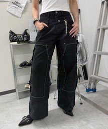 Figments | ダブルウエストニークラッシュパンツ(その他パンツ)