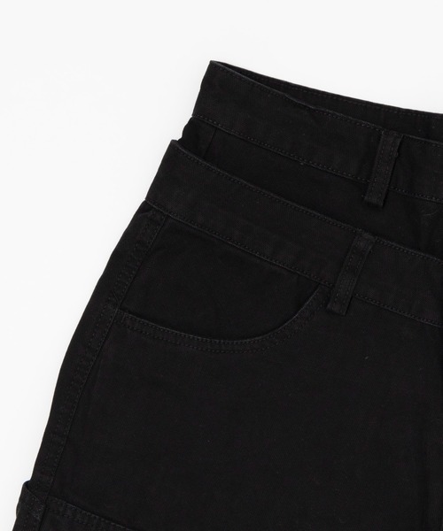 Figments（フィグメンツ）の「ダブルウエストニークラッシュパンツ（その他パンツ・レディース・ブラック・MEDIUM/LARGE/SMALL）」の8枚目の写真