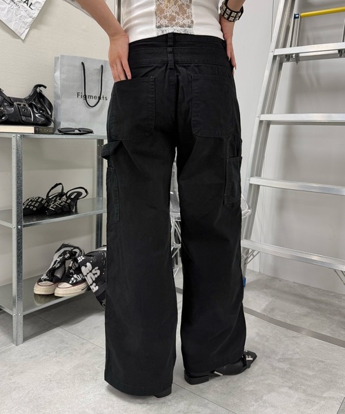 Figments（フィグメンツ）の「ダブルウエストニークラッシュパンツ（その他パンツ・レディース・ブラック・MEDIUM/LARGE/SMALL）」の13枚目の写真