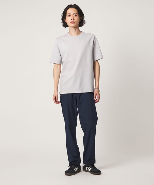 A DAY IN THE LIFE UNITED ARROWS(アデイインザライフユナイテッドアローズ)の「シルケット ダブルフェイス リップル カットソー<A DAY IN THE LIFE>(Tシャツ/カットソー・メンズ・ライトグレー/ホワイト/ネイビー・M/L/S)」の13枚目の写真