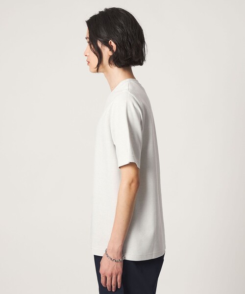 A DAY IN THE LIFE UNITED ARROWS(アデイインザライフユナイテッドアローズ)の「シルケット ダブルフェイス リップル カットソー<A DAY IN THE LIFE>(Tシャツ/カットソー・メンズ・ライトグレー/ホワイト/ネイビー・M/L/S)」の16枚目の写真