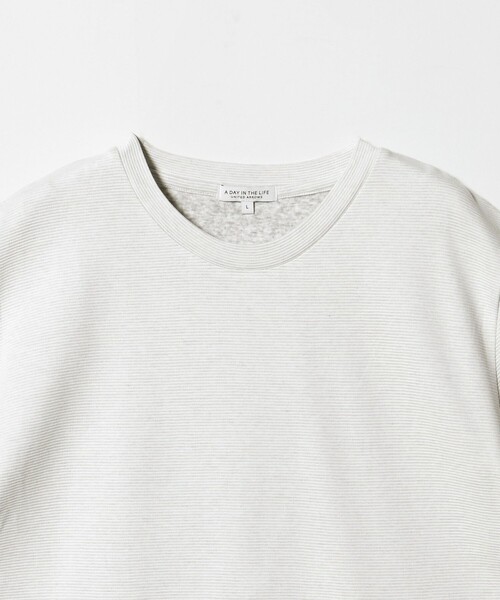 A DAY IN THE LIFE UNITED ARROWS(アデイインザライフユナイテッドアローズ)の「シルケット ダブルフェイス リップル カットソー<A DAY IN THE LIFE>(Tシャツ/カットソー・メンズ・ライトグレー/ホワイト/ネイビー・M/L/S)」の10枚目の写真